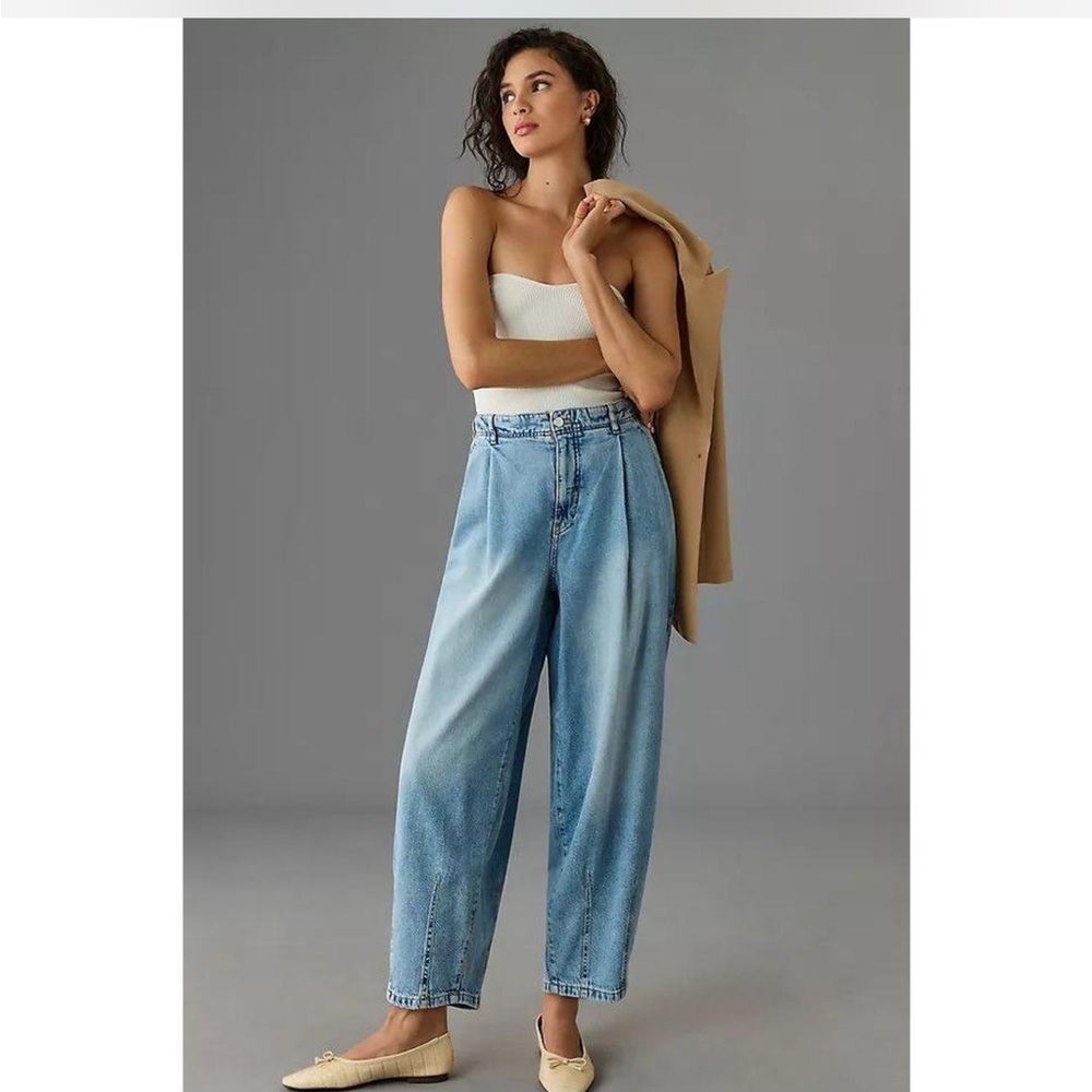 NWOT Anthropologie Pilcro Barrel Leg Jeans nwot